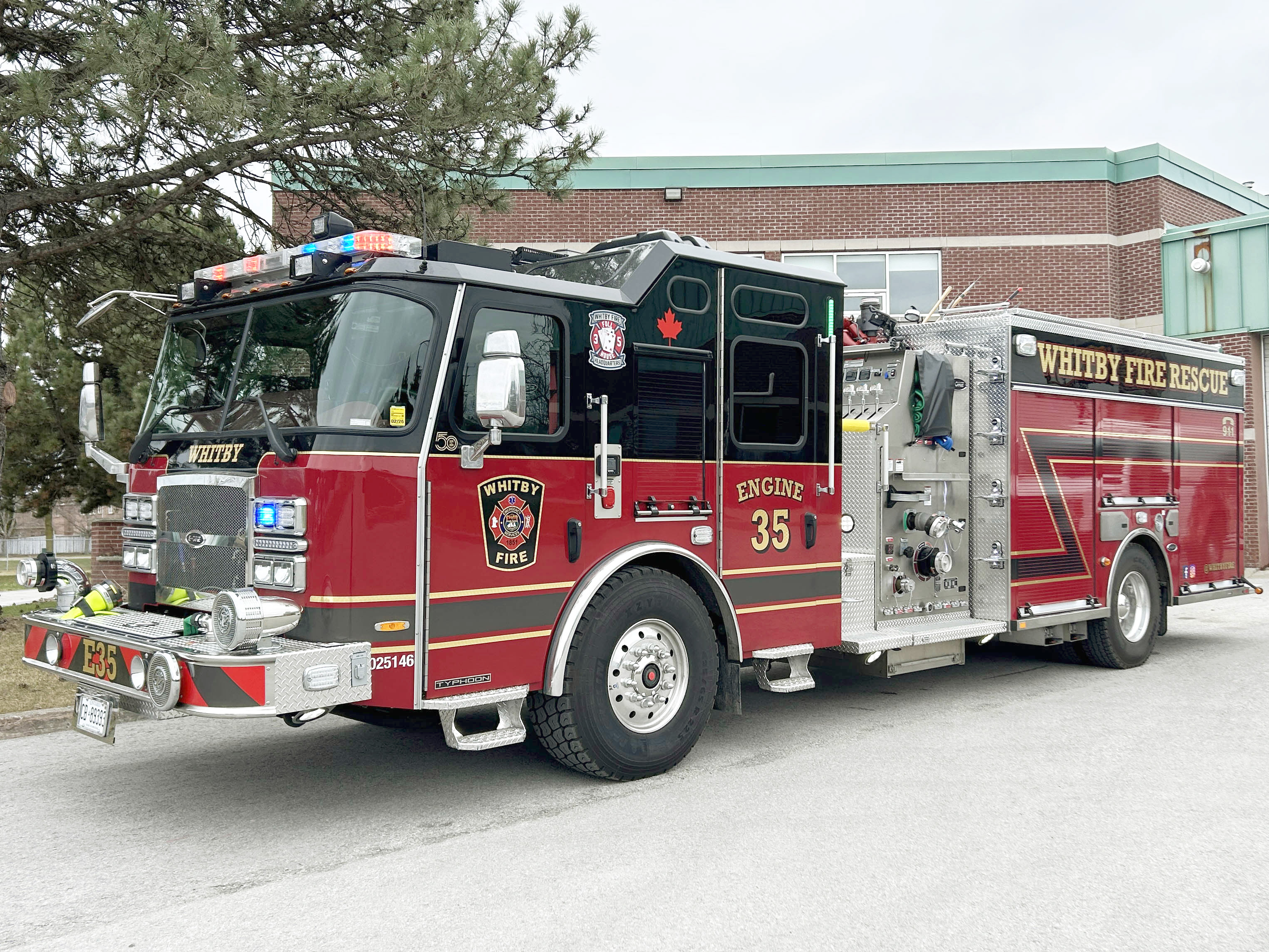 Whitby Fire engine 35
