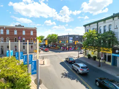 Downtown Whitby at Brock and Dundas Street looking south